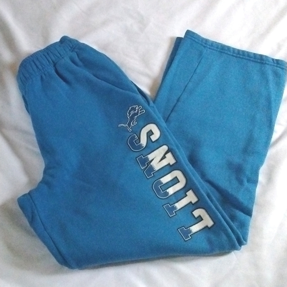 NFL Lions Sweatpants SzLarge
